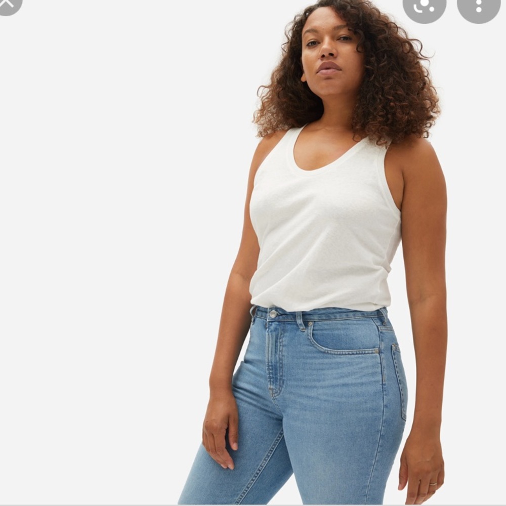 Everlane ReCotton racerback tank top size XL